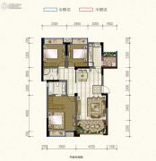滨江国际3室2厅2卫118平方米户型图
