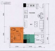 嘉珠时代广场1室1厅1卫41平方米户型图