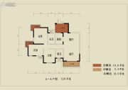 嘉年华国际社区3室2厅2卫118平方米户型图