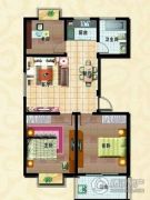 东方京都3室2厅1卫119平方米户型图