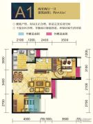 佳年华新生活2室2厅1卫64平方米户型图
