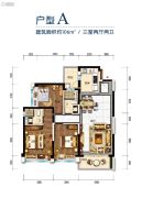 碧桂园太东天樾湾3室2厅2卫106平方米户型图