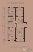 利锦府2室2厅2卫113平方米户型图