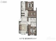 北京城建・府前龙樾3室2厅2卫105平方米户型图