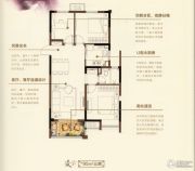 中海万锦熙岸3室2厅1卫95平方米户型图