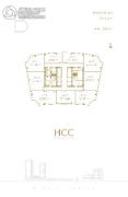 HCC华彩・海口湾广场0平方米户型图