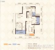 中铁城2室2厅1卫0平方米户型图