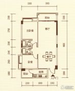百福豪园4室2厅2卫96平方米户型图