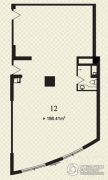 海泰国际公寓1室1厅1卫186平方米户型图