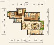 金龙星岛国际3室2厅2卫0平方米户型图