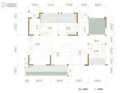 凯德世纪名邸4室2厅2卫113平方米户型图
