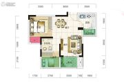 紫苑COSMO时代1室2厅1卫0平方米户型图
