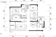 滨江和城4室2厅2卫108平方米户型图