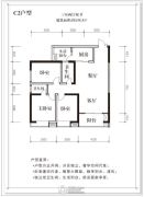 汉江国际3室2厅2卫135平方米户型图