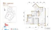 邦泰国际社区3室2厅2卫89平方米户型图