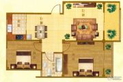 紫星城 多层2室2厅1卫88平方米户型图