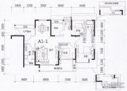 博澳城3室2厅2卫106平方米户型图