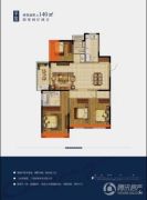 龙湖春江郦城3室2厅2卫0平方米户型图