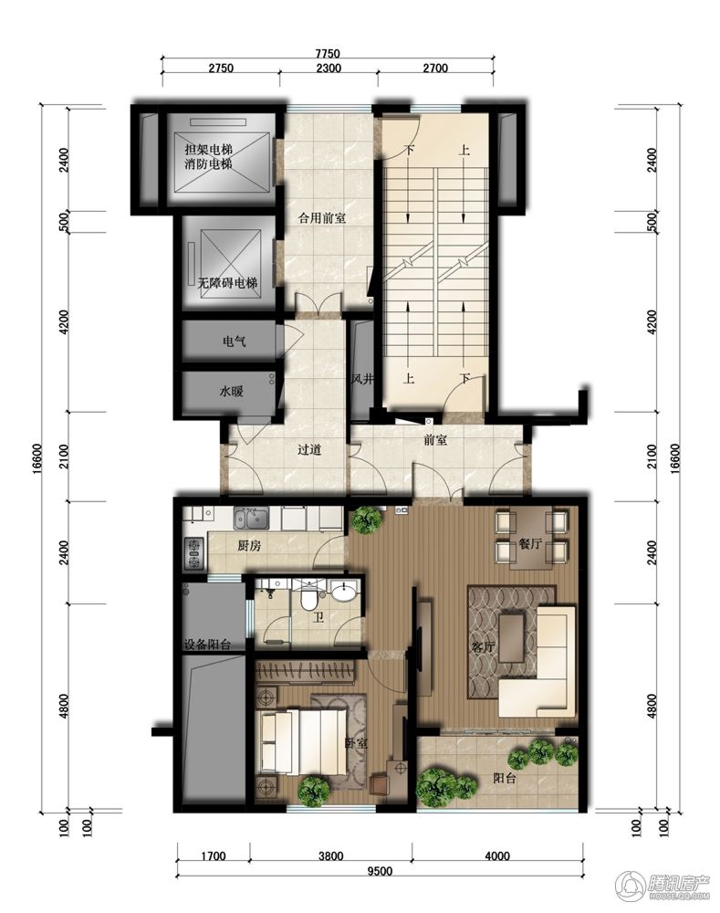 > 逸景湾户型图