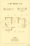 茂华唐山中心2室1厅1卫69平方米户型图